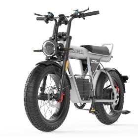 Off-road e-bike Equipped with super motor 1500W 60V27.5AH lithium battery 20"*5.0 fat tires Specially suitable for touring, sand, snow, mountains and