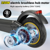 Electric folding scooter 350W motor 25 km/h speed 10-inch tire load 130kg climb 15-25¬∞ range 40-50km LED lighting, scooter off-road