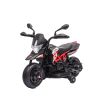 Red, Licensed Aprilia Electric Motorcycle, 6V Kids Motorcycle, Ride On Toy w/Training Wheels, LED Lights, Sounds & Music, Battery Powered Dirt Bike fo