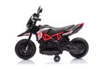 Red, Licensed Aprilia Electric Motorcycle, 6V Kids Motorcycle, Ride On Toy w/Training Wheels, LED Lights, Sounds & Music, Battery Powered Dirt Bike fo