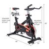 With Flywheel And LCD Display Indoor Fixed Aerobic Fitness Exercise Bicycle