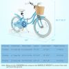 18-Inch Kids Bike with Adjustable Handlebar and Seat for 4-8 Years Old