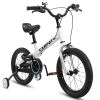 C14112A Ecarpat Kids' Bike 14 Inch Wheels, 1-Speed Boys Girls Child Bicycles For 3-5 Years, With Removable Training Wheels Baby Toys, Coaster+V Brake