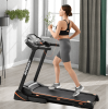 330LBS Folding Electric Trenmill Aerobic Training 14.8KM/h Running Fitness LCD Display 5in 3.5HP motor, Tting Medium Treadmill Home / Office adult men