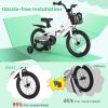 16 Inch Kids Bike with Removable Training Wheels for 4-7 Years Old