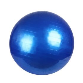 PVC Fitness Balls Yoga Ball; Thick Explosion-proof Exercise Balance Ball For Home Gym Pilates 17.72inch/21.65inch/25.59inch/29.53inch/33.46inch (Color: Blue, size: 75cm/29.5in)