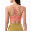 Nylon Top Women Bra Sexy Top Woman Breathable Underwear Women Fitness Yoga Sports Bra For Women Gym 22 Colors