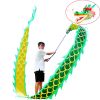 Lightweight Dragon Poi with 3D Dragon Head & Swing Rope Combo for Kids and Beginners, Flowy Dragon Ribbon Streamer Outdoor Fitness Golden Dragon Stage