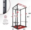 200lb Home Gym sets Multi-functional Power Cage,Home Adjustable Pullup Squat Rack 1000Lbs Capacity Comprehensive Fitness Barbell Rack