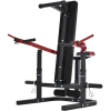 Weight bench bench Olympic bench Flat tilt position adjustment with weight stool aerobic training abdomen arm back chest and shoulder leg muscles home