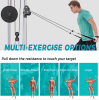 High pull-down machine strength training power tower pull-up rod aerobic training abdomen arm back chest and shoulder leg muscles Home / office fitnes