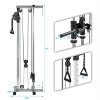 High pull-down machine strength training power tower pull-up rod aerobic training abdomen arm back chest and shoulder leg muscles Home / office fitnes