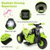 6V Kids Electric Ride on Motorcycle with Bubble Maker and Music