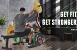 Weight bench bench Olympic bench Flat tilt position adjustment with weight stool aerobic training abdomen arm back chest and shoulder leg muscles home