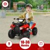 6V Kids ATV Quad Electric Ride On Car with LED Light and MP3