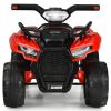 6V Kids ATV Quad Electric Ride On Car with LED Light and MP3