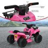 6V Kids ATV Quad Electric Ride On Car with LED Light and MP3