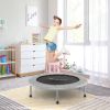 38 Inch Mini Folding Trampoline Portable Recreational Fitness Rebounder