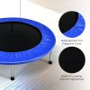 38 Inch Mini Folding Trampoline Portable Recreational Fitness Rebounder