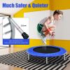 38 Inch Mini Folding Trampoline Portable Recreational Fitness Rebounder