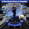 38 Inch Mini Folding Trampoline Portable Recreational Fitness Rebounder