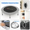 38 Inch Mini Folding Trampoline Portable Recreational Fitness Rebounder