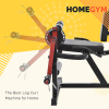 Stretch Curling Machine Leg Exercise Stretch Machine Level 9 Seat Backrest and Rotate Stretch Adjustment Aerobic Training abdomen Arm Back Chest Shoul