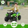 6V Kids ATV Quad Electric Ride On Car with LED Light and MP3