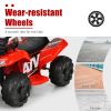 6V Kids ATV Quad Electric Ride On Car with LED Light and MP3