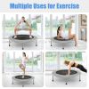 38 Inch Mini Folding Trampoline Portable Recreational Fitness Rebounder