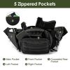 Tactical Fanny Pack For Men Concealed Carry Bag Military Waist Bag Traveling Waist Pouch with Adjustable Strap Quick Release for Camping Hiking