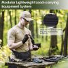 Tactical Fanny Pack For Men Concealed Carry Bag Military Waist Bag Traveling Waist Pouch with Adjustable Strap Quick Release for Camping Hiking