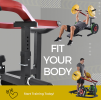 Weight bench bench Olympic bench Flat tilt position adjustment with weight stool aerobic training abdomen arm back chest and shoulder leg muscles home