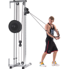 High pull-down machine strength training power tower pull-up rod aerobic training abdomen arm back chest and shoulder leg muscles Home / office fitnes