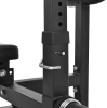 Weight bench bench Olympic bench Flat tilt position adjustment with weight stool aerobic training abdomen arm back chest and shoulder leg muscles home