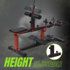 sitting elevator calf elevation, leg exercise level 5 width / level 5 height adjustment aerobic training abdomen arm back chest shoulder legs muscle H